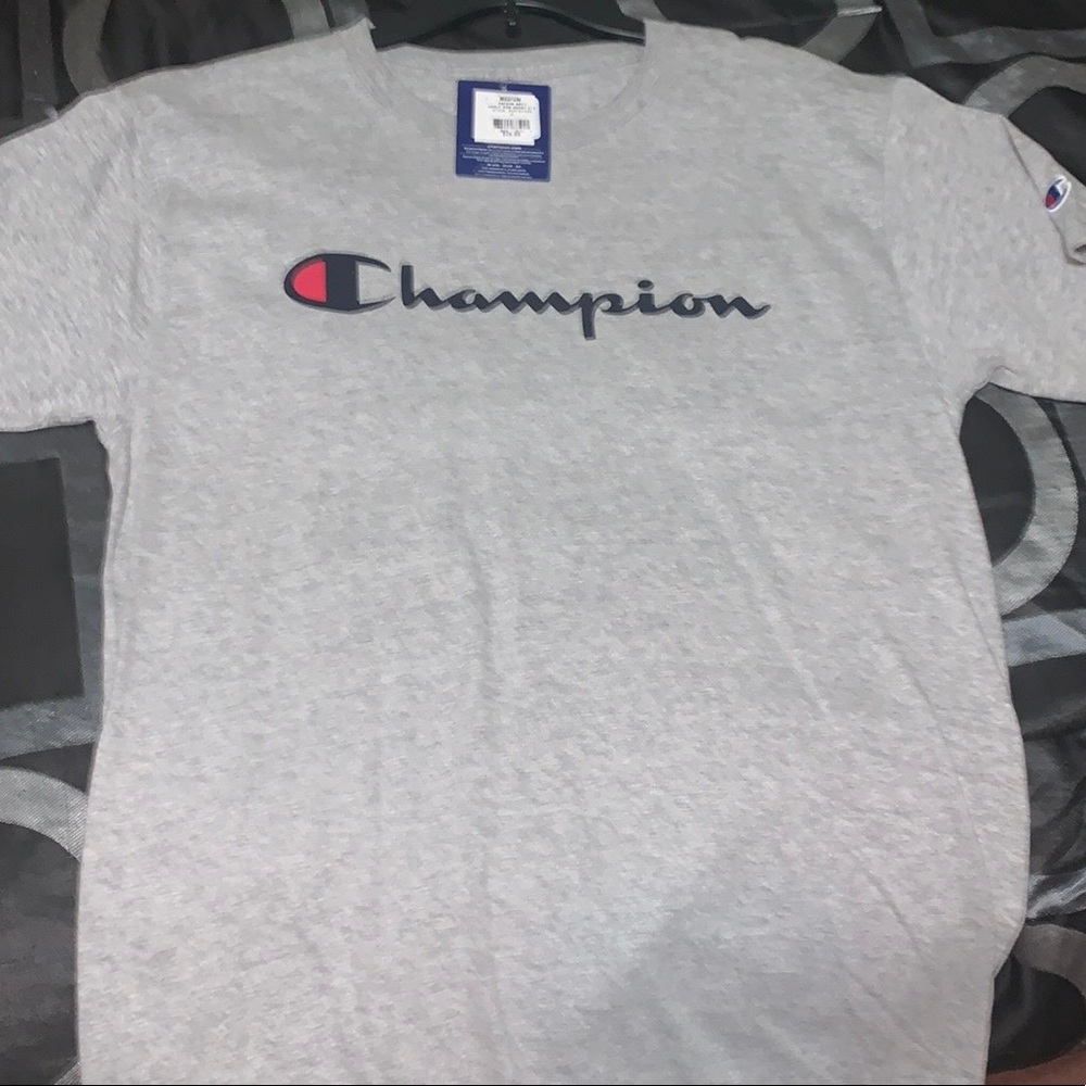 Champion Adult Men short slv | Oxford Gray